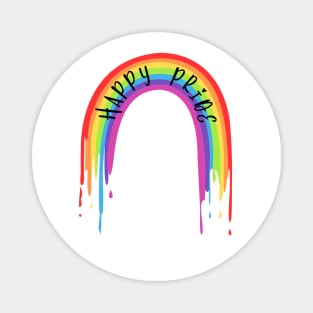 Happy Pride Rainbow Magnet